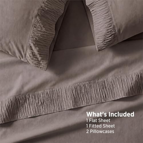 Bedsure Queen Sheet Set - 4 Pieces Soft, Breathable, Cooling Bed