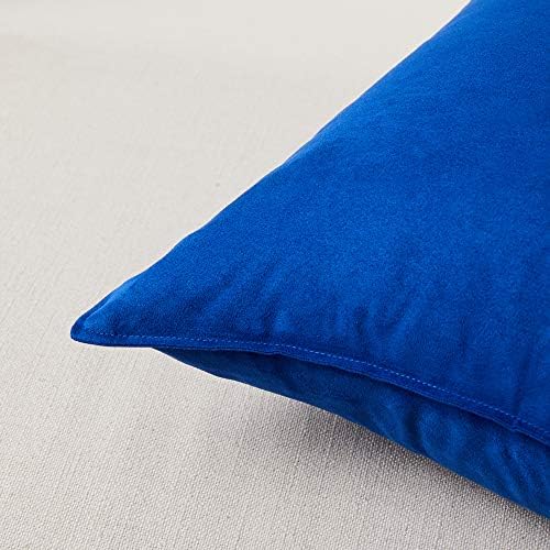 Fancy Homi 2 Packs Premium Faux Suede Decorative Throw Pillow Covers