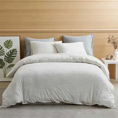 Simple&Opulence 100% Jersey Knit Cotton Duvet Duvet Cover Set -Ultra