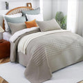 Cmfshape 120"x120" Oversized King Size Quilt,Lightweight Minimalist