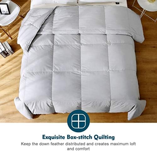 Feathers Down Comforter Twin,Medium Warm All-Season Duvet Insert