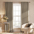 NICETOWN Taupe Velvet Curtains for Living Room, W52 x L96, 2 Panels