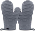 Silicone Oven Mitts Heat Resistant to 500oF - [Ultra Heat Resistant]