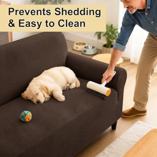 YEMYHOM 2026 Stretch Couch Cover Slipcover, 1 Piece Sofa Covers for 3