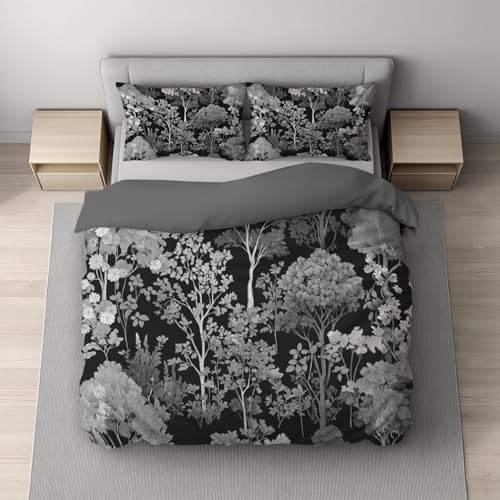 Cozy Lightweight Duvet Cover Set Microfiber Bedding Set Delicate