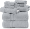 Utopia Towels 8 Piece Premium Towel Set, 2 Bath 2 Hand 4 Wash, Cool