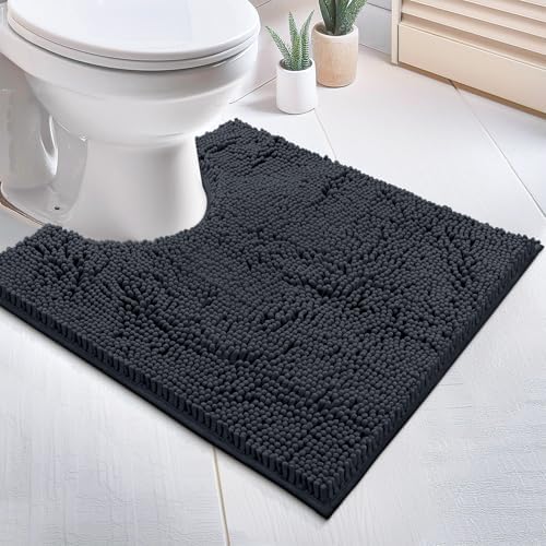 Bathroom Rugs Sets 2 Piece, Luxury Chenille Bath Mat Set, Soft Plush
