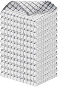 Kitinjoy Cotton 12 Pack Terry Kitchen Dish Cloths, Grey