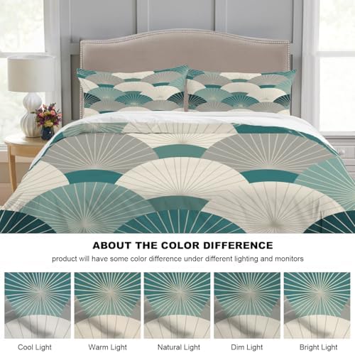 Batmerry Minimalist Art Abstract Queen Size 100% Cotton Duvet Cover