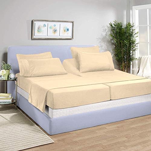 Stoffkontor Split Sheet Set (5Pc) Split King Sheets for Adjustable