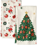 Miss Adola Flour Sack Christmas Kitchen Towels - Christmas Floursack