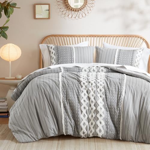 INK+IVY Imani 100% Cotton Duvet Mid Century Modern Design, All Season