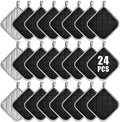 24 Pcs Pot Holders Bulk for Kitchen Heat Resistant, 7X 7Inch Cotton
