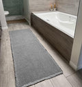 Waffle Bath Mat Non Slip, Super Absorbent Quick Dry Bath Rug, Soft