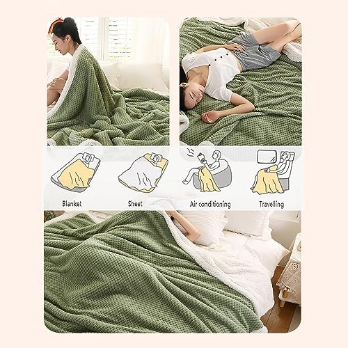 Fluffy Comfy Blankets, Fleece King Size Throw Blanket for Bed