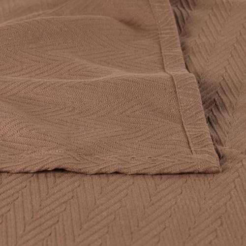 Superior Metro 100% Cotton Blanket, Perfect for Bedroom, Living Room