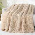 Drewin Weighted Blanket Queen Size 15lbs for Adults,Beige,60