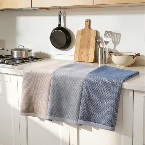 Homaxy Kitchen Towels and Dishcloths Set of 8, 12x12 and 13x28 and