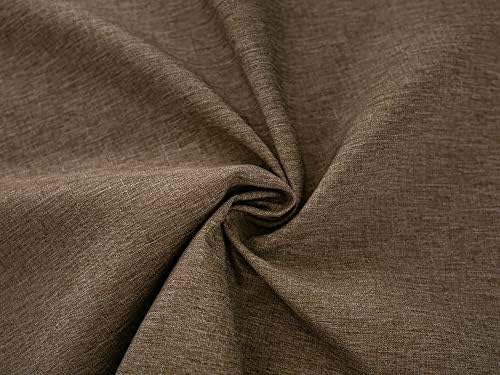 Tektrum 70 inch Round Faux Linen Textured Tablecloth Table Cover