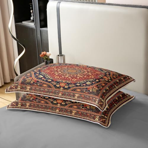 Castle Fairy Vintage Boho Ethnic 100% Cotton Duvet Cover Set Mandala