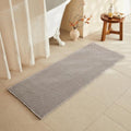 Super Absorbent Boho Bathroom Rugs Non Slip Washable - 24"x60" Light