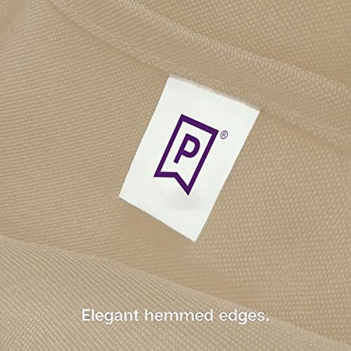 Gee Di Moda Square Tablecloth - 70 x 70 Inch Beige Table Cloth for