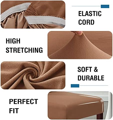 H.VERSAILTEX 100% Waterproof Dining Chair Covers Stretch Chair Covers