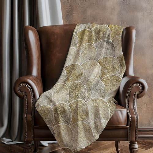 Addison Rugs ASB594 Taupe 50" x 70" Oversized Sherpa Throw Blanket