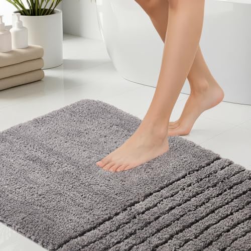 Bath Rugs Set 3 Pieces Bathroom Mat Soft Absorbent Plush Shaggy Soft