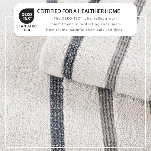 Great Bay Home Decorative Oversized Bath Sheet Set - Cotton 2 Pack