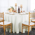 Wholesale (200 GSM) 90" Round Seamless Polyester Tablecloths Table