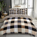King Size Duvet Cover 3 Pieces Set 102 x 91 inches, Vector