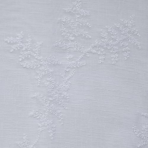 Sheer Grommet Indoor Curtain Panel 112 x 84 in Off-White