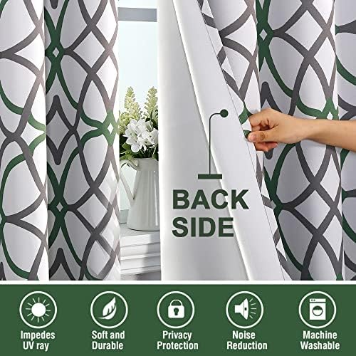H.VERSAILTEX Blackout Curtains 96 inch Length 2 Panels Set Thermal