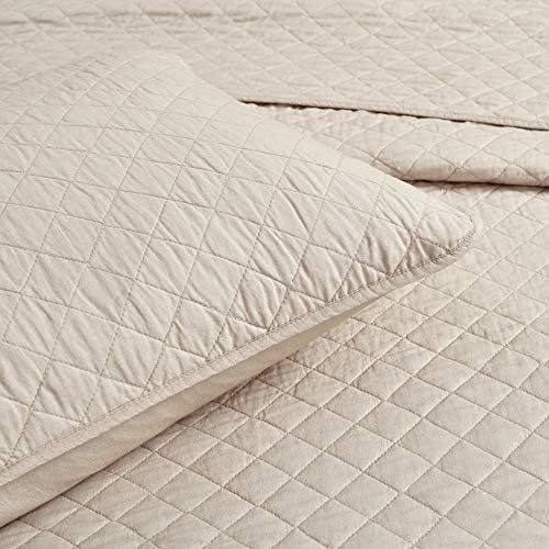 Lush Decor Ava Diamond Cotton Quilt California King Size 3 Piece Set