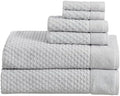 Great Bay Home Bath Towels - 100% Cotton 6 Piece Bath Sheet Set