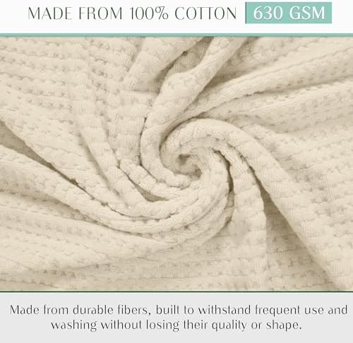 Home Weavers Willow Collection Wash Cloths Set of 50 | 100% Cotton