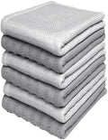 Bumble Premium Dish Cloths 13"x13" (6 Pack) | 100% Natural Ring Spun