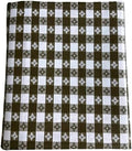 Blue Hill Rectangular Taupe/Grey Tablecloth - 52"x70" - Polyester