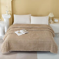 Super Soft Fuzzy Plush Blanke, Warm Fluffy Fleece Blanket for Bed