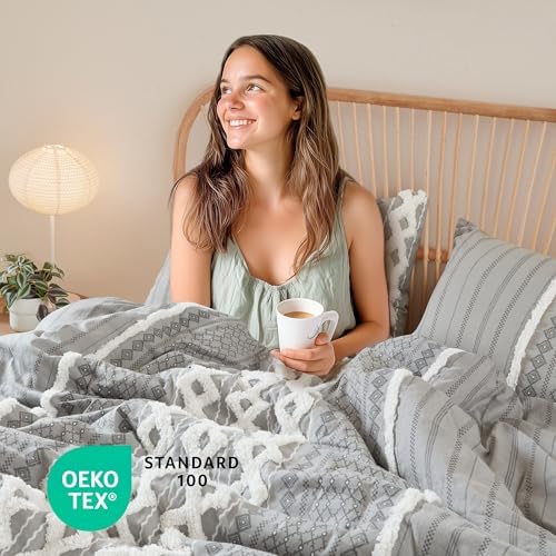 INK+IVY Imani 100% Cotton Duvet Mid Century Modern Design, All Season