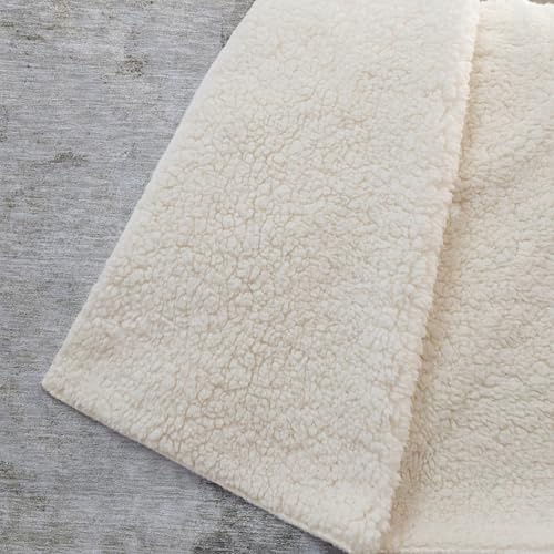 Addison Rugs ASB605 Taupe 50" x 70" Oversized Sherpa Throw Blanket
