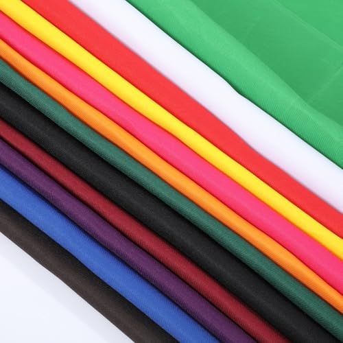 Dimeho Bib Aprons 12 Pcs Bulk, Mixed Color Commercial Apron with 2