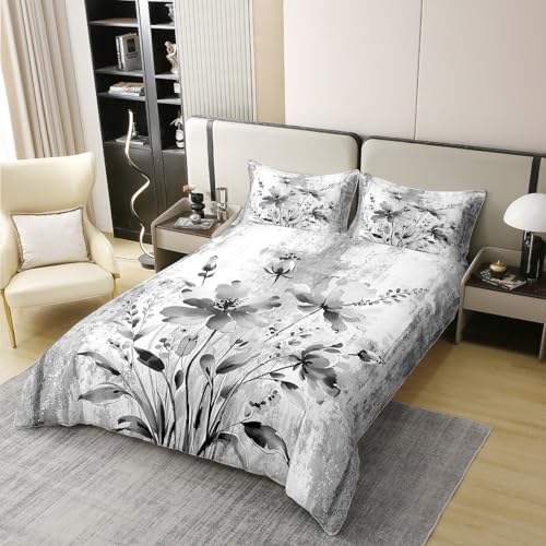 Erosebridal 100% Cotton Abstract Oil Painting Queen Comforter Cover