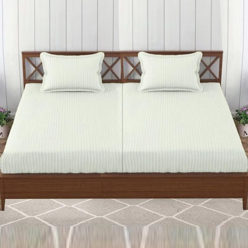 Split King Bed Sheets 5 Pieces 100% Egyptian Cotton Sheets for Split