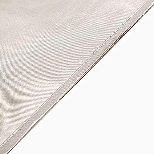 12 pcs 12 x 108 inch Beige Satin Table Runners - Wedding Table Top