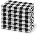 Blue Needles Waffle Weave Dish Towels 100% Cotton Set of 6-12