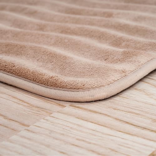 Lavish Home 2 Piece Bathroom Rug Set - 32x20 Inch and 23x17 Inch