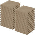 Homaxy 100% Cotton Waffle Weave Kitchen Dish Cloths 24-Pack, Tan