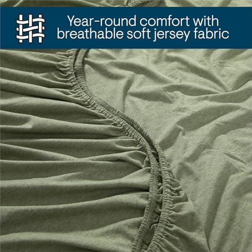 Aeropostale Super Soft Jersey Knit Sheet Set, 4 Piece Bed Sheets